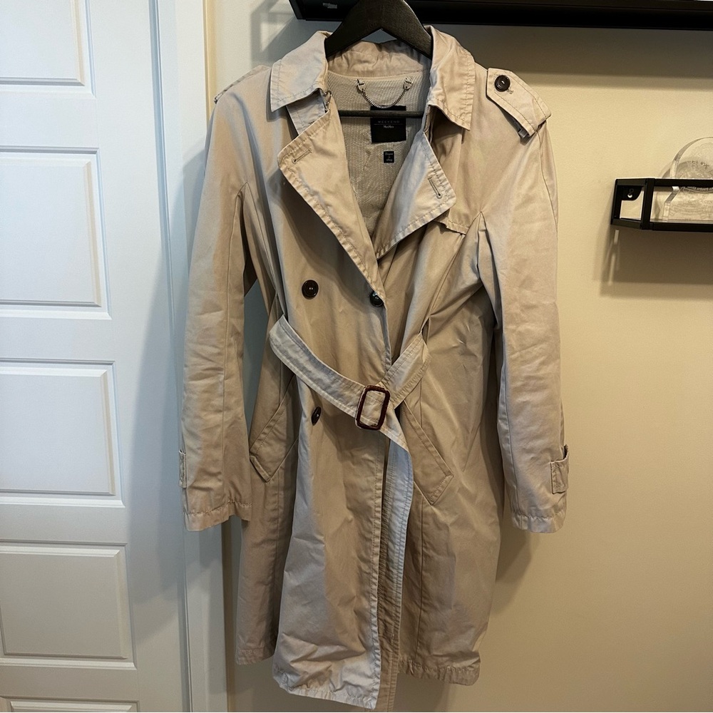 Weekend Max Mara Light Beige Trench Coat - Picture 3 of 9